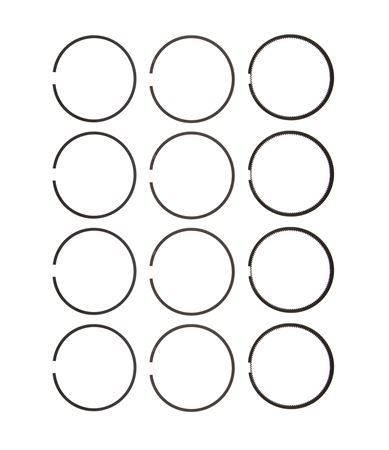 Piston Ring Set (4) - 3 Ring Type - Oversize +040 - BHM1183040 - OEM Goetze